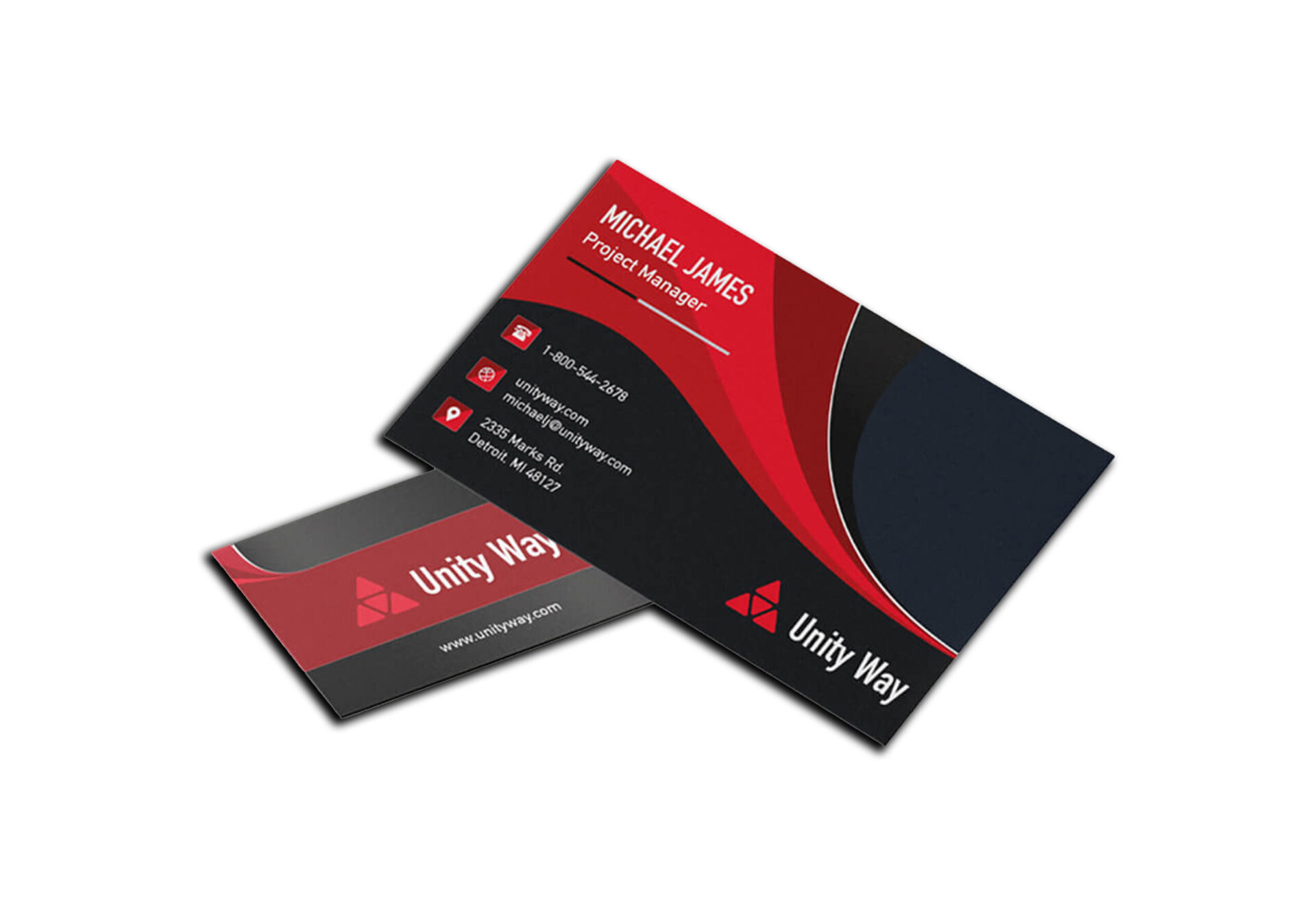 LAMINATED <br> BUSINESS CARDS