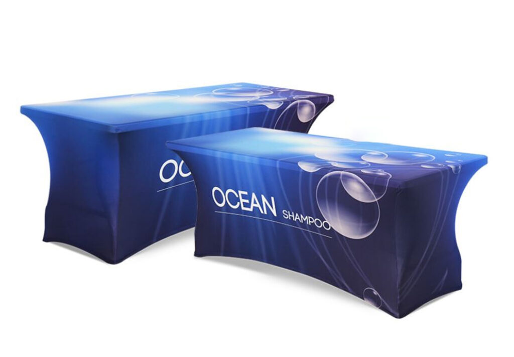 Table Stretch Cover Design Examples STRETCH TABLE COVERS - PrintMuse